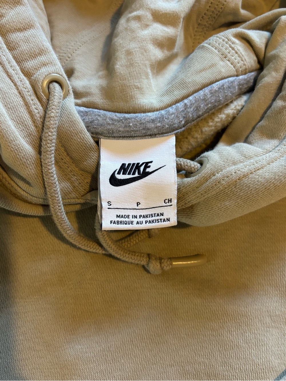 Nike Olive Green Logo Pullover Hoodie - Picture 2 of 4